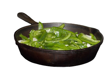 Image showing Isolated Fried Peppers