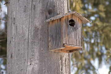 Image showing Wooden Birdhouse