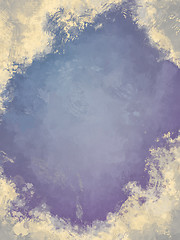 Image showing grunge background blue purple colored