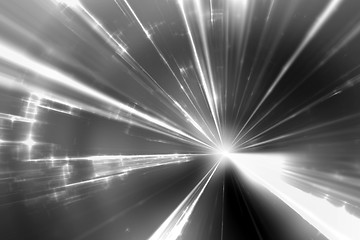 Image showing white laser rays