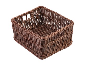 Image showing Simple basket on white