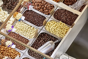 Image showing Sweets, candies at a shop