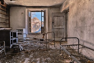 Image showing Abandoned house interior