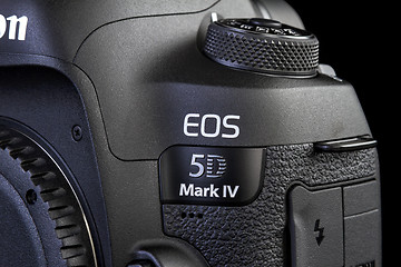 Image showing Canon 5D Mark IV camera on black