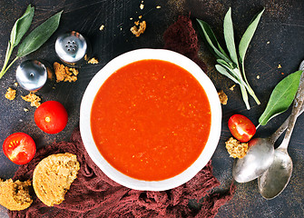 Image showing tomato soup