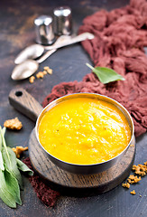 Image showing pumpkin soup