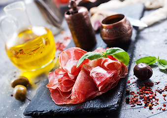 Image showing smoked parma ham