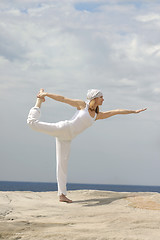 Image showing Nataraja-asana (Lord of Dance)