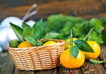 Image showing fresh tangerines