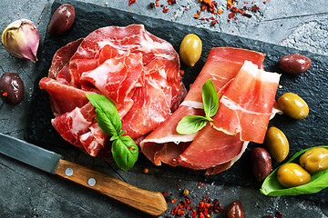 Image showing smoked parma ham