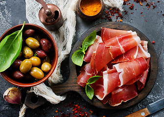 Image showing smoked parma ham