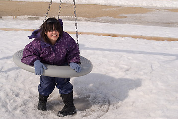 Image showing Plastic Tire Swing