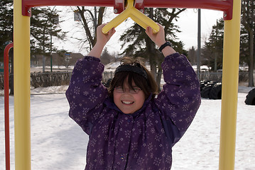 Image showing Gliding Girl