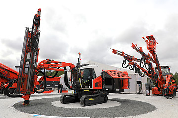 Image showing Sandvik Mining Equipment on Display