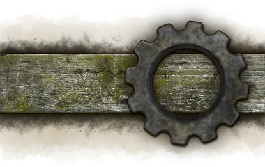 Image showing gear wheel banner 