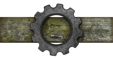 Image showing gear wheel banner 