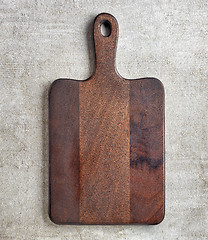 Image showing brown wooden cutting board