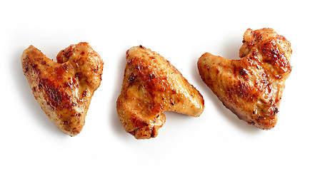 Image showing roasted chicken wings