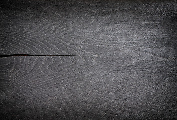 Image showing Black wooden texture