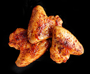 Image showing grilled chicken wings