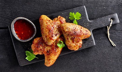 Image showing roasted chicken wings