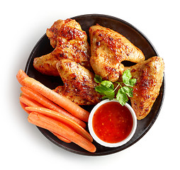 Image showing roasted chicken wings