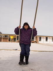 Image showing Swinging Girl