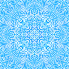 Image showing Abstract blue background with concentric ripples pattern