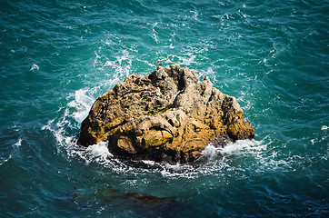 Image showing Rock In The Sea