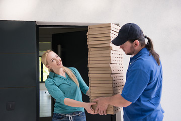 Image showing Pizza Delivery Man