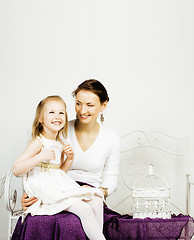 Image showing young mother with daughter at home