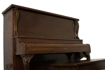 Image showing Isolated Upright Piano