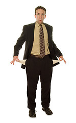 Image showing Isolated Businessman