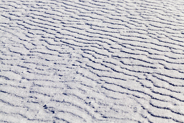 Image showing land covered with snow