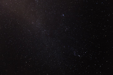 Image showing Night sky with stars