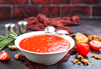 Image showing tomato soup