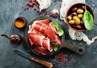 Image showing smoked parma ham