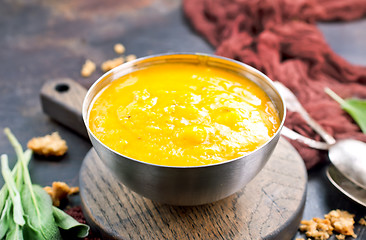 Image showing pumpkin soup