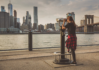 Image showing Enjoying the New York view