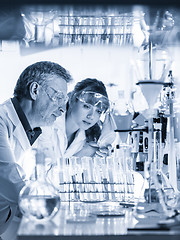 Image showing Health care professionals researching in scientific laboratory.