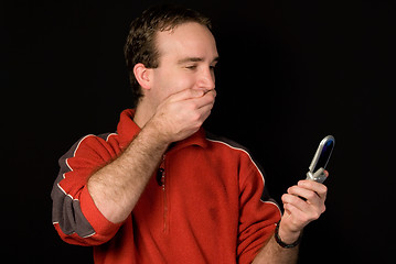 Image showing Cellphone Laughter