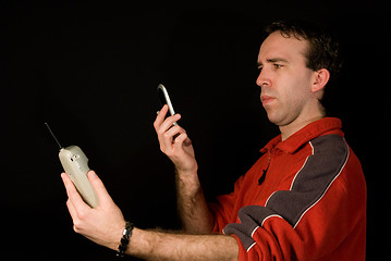 Image showing Comparing Phones