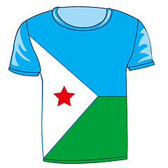 Image showing Cloth flag Dzhibuti