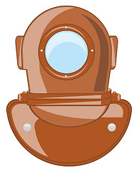 Image showing Old-time send diver