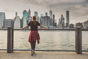 Image showing Enjoying the New York view