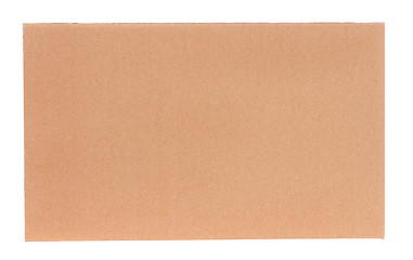 Image showing Piece of corrugated cardboard