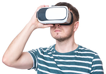 Image showing Man with VR glasses