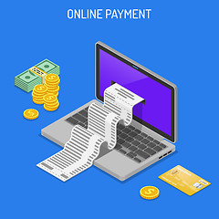 Image showing Internet Shopping and Online Payments Concept