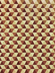 Image showing Retro style geometric wallpaper