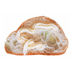Image showing Bread slice isolated